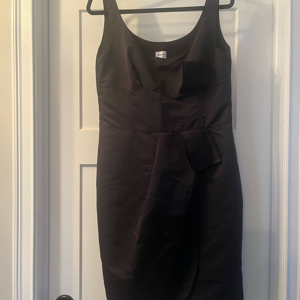 Armani Black Cocktail Dress